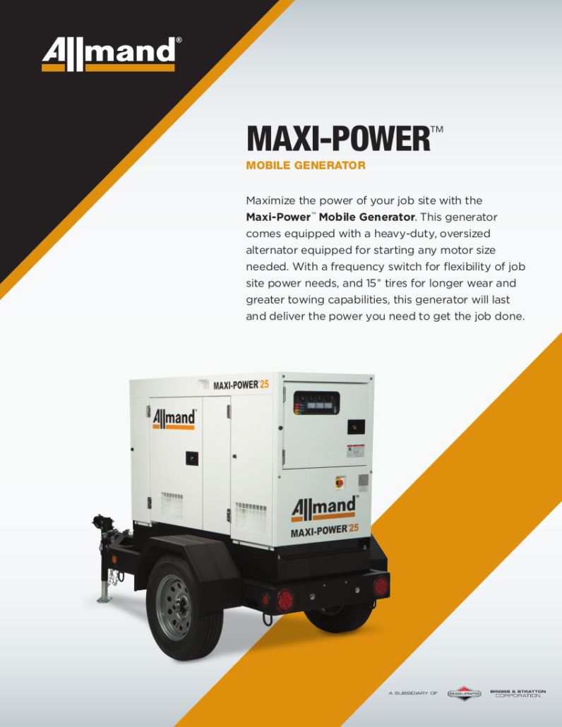 Allmand Maxi-Power