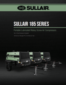 Sullair 185 Brochure Cover